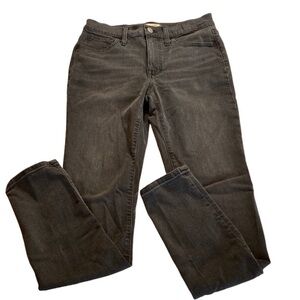 Madewell Roadtripper Denim Skinny Jeans in Washed Black Color